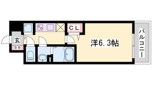 プレサンスみなと元町駅前の物件間取画像